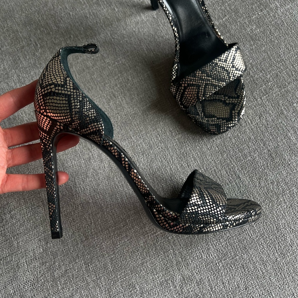 Saint Laurent Animal Print Heels